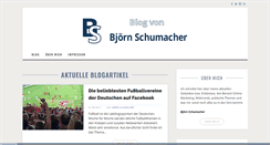 Desktop Screenshot of bjoern-schumacher.info