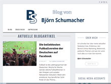 Tablet Screenshot of bjoern-schumacher.info